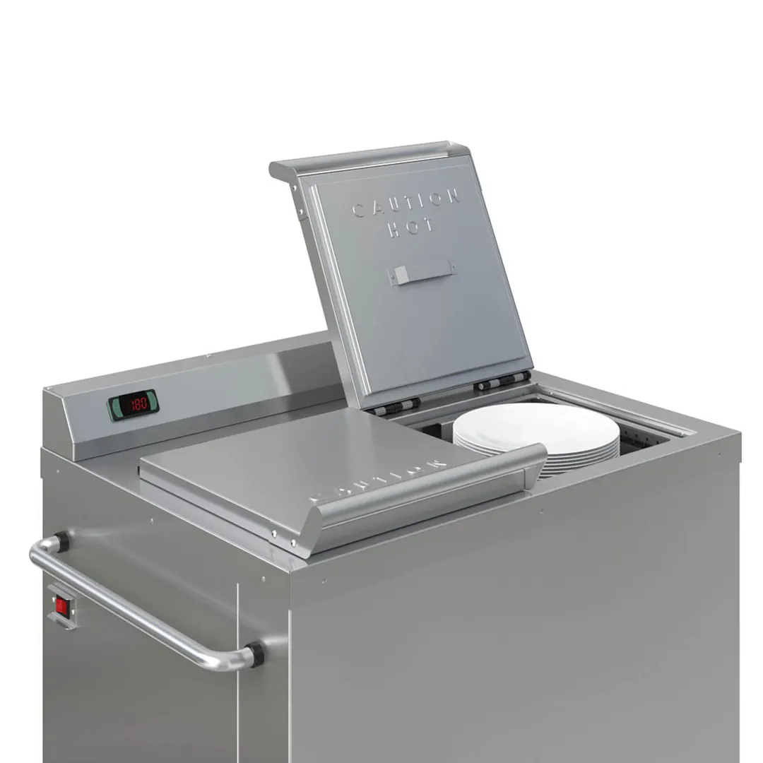 Piper Products SBH-2-P Heated Plate Dispenser, Mobile Design, Convection