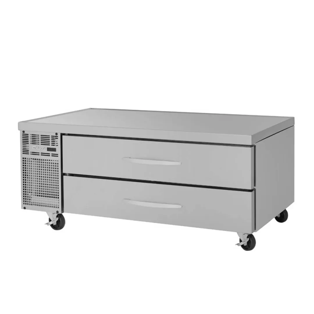 Turbo Air PRCBE-60F-N 60" 2 Drawers Pro Series Freezer Chef Base, Marine Edge, 9.77 cu. ft.