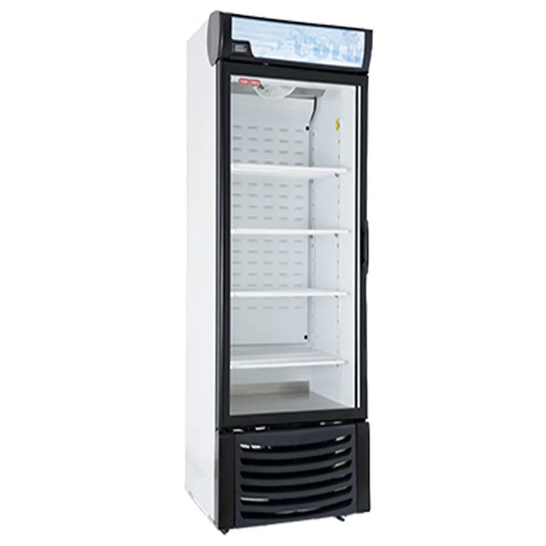 Pro-Kold DURF 16W 40" 1 Glass Door Freezer Merchandiser in White, 16 cu. ft.