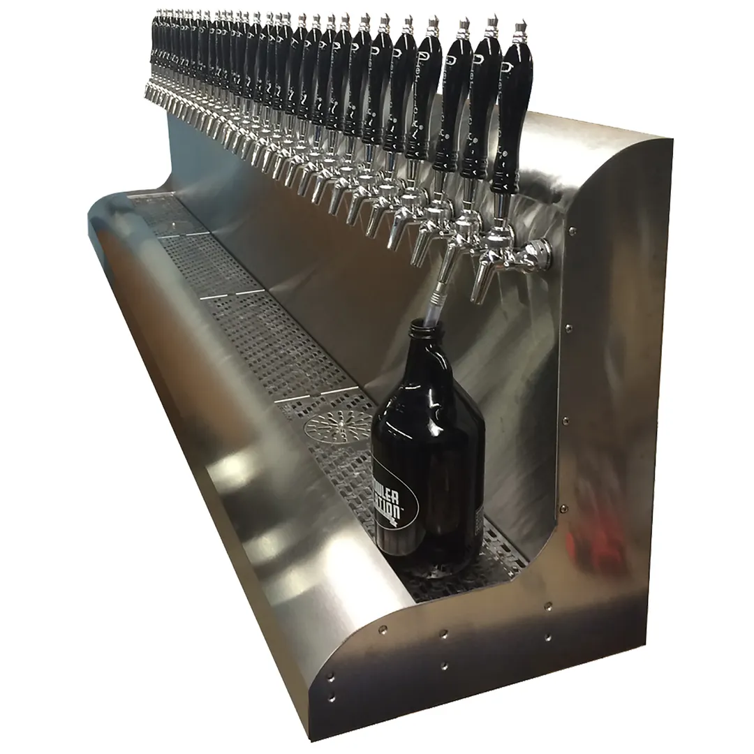 Perlick 3076-28 84" W Modular Draft Beer Dispensing Tower, Wall Mount