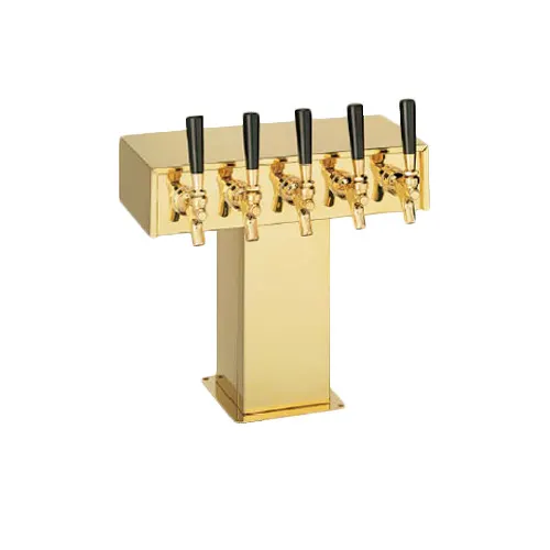 Perlick 4006-5BTF Tee Draft Beer Dispensing Tower, 9-1/2" Faucet Clearance