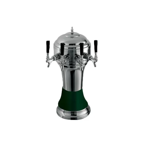 Perlick 4056GR4BPC Roma Draft Beer Dispensing Tower, 5 Faucets