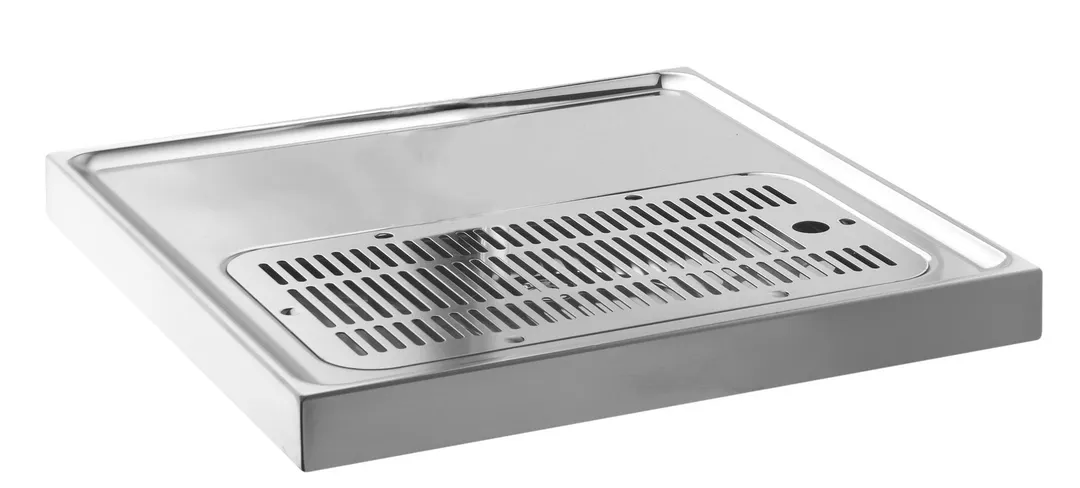 Perlick 43839SS Platform Drip Tray Trough, Surface Mount, 16"W X 16"D