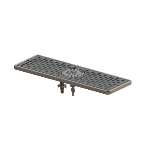 Perlick 6030-GRC 6000 Series Drainer, with Built-In Rinser On Center