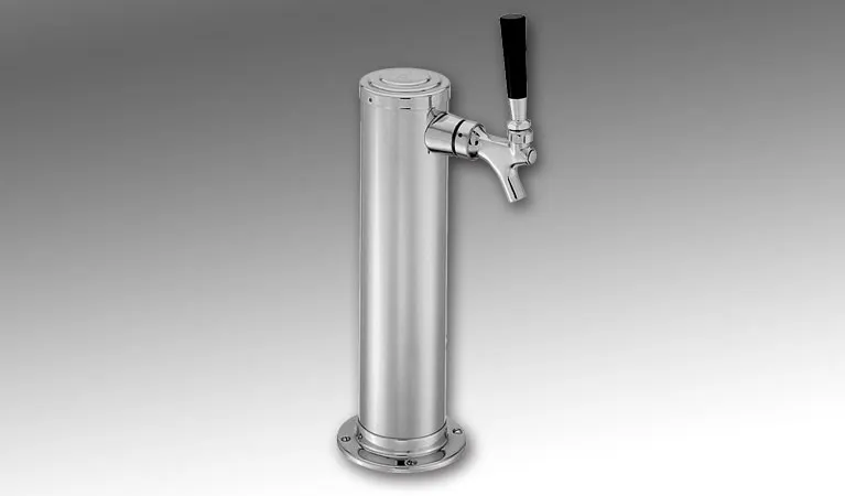 Perlick 66585C-1 Draft Arm Kit For H – Faucet, Line Set, Reg+Coupler, 5 lb CO2, 630SS, Drip/ Air, HW