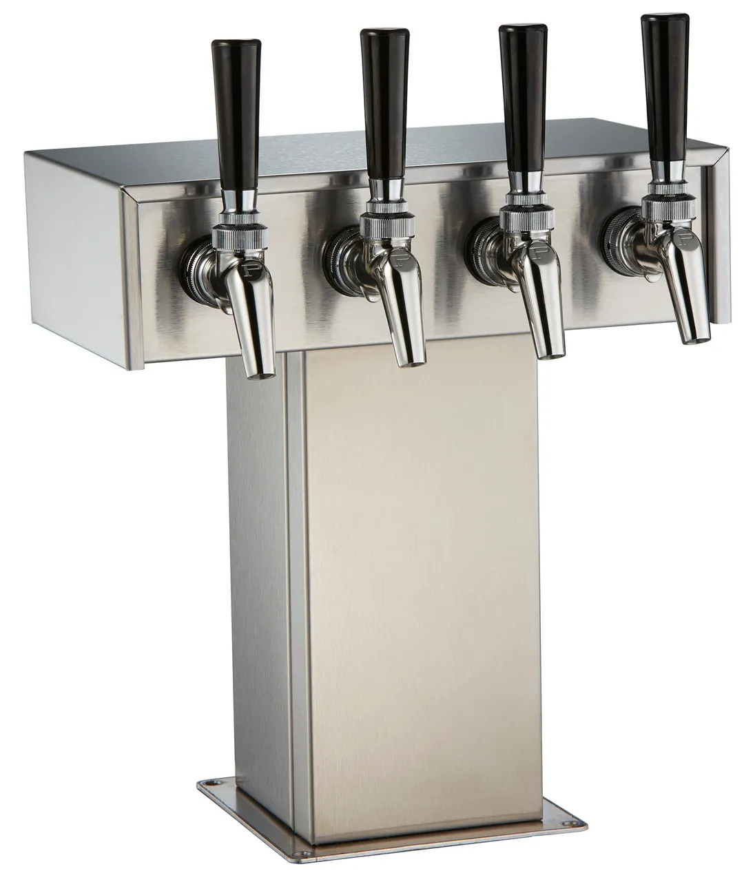 Perlick 67945W-4TT-R Tee Tower Style Wine Dispenser Kits, 4 Faucets