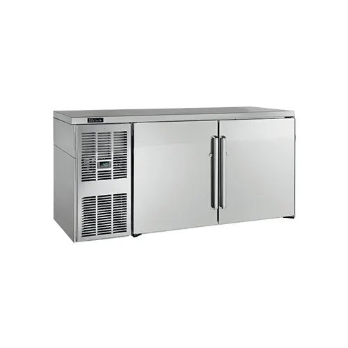 Perlick BBSLP108 Refrigerated Back Bar Cabinet w/ 27.9 Cu Ft Capacity, 4 Solid Doors, Digital