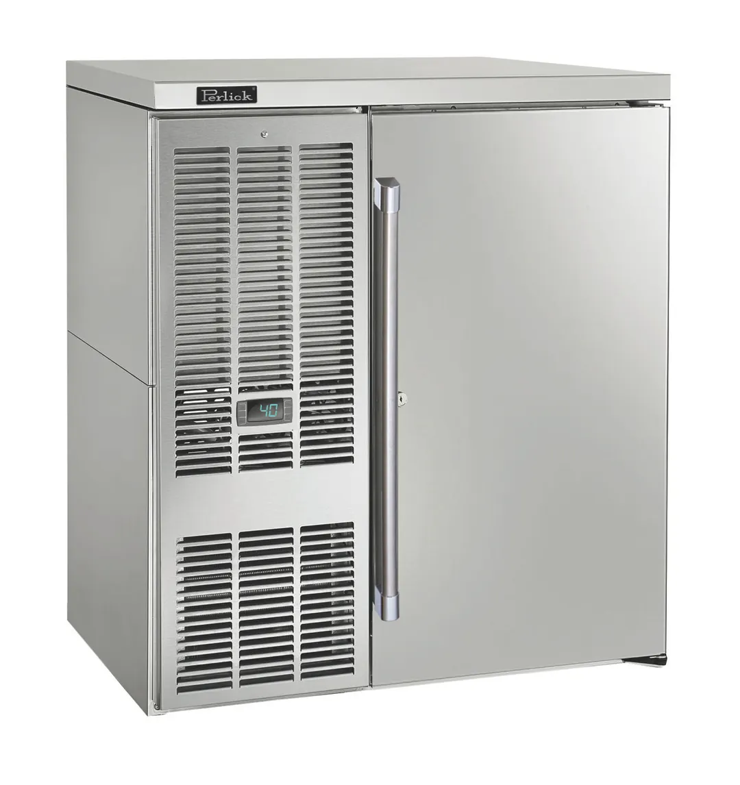 Perlick BBSN32 Refrigerated Back Bar Cabinet w/ 6 Cu Ft, 1 Solid Door, Digital Thermostat