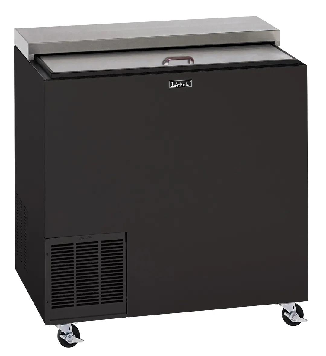 Perlick BC48RT-BS-STK 48"W Flat Top Bottle Cooler