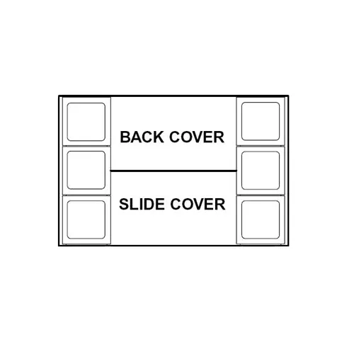 Perlick BW6-48 48" Underbar Bottle Well with Ice Chest Cover, 6‑Bottle Capacity (3 per side)
