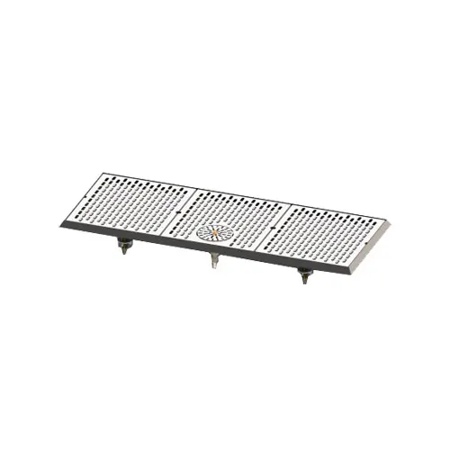 Perlick C18750-39-GRC C18000 Series Drip Tray with Rinser For Brewpipe Towers