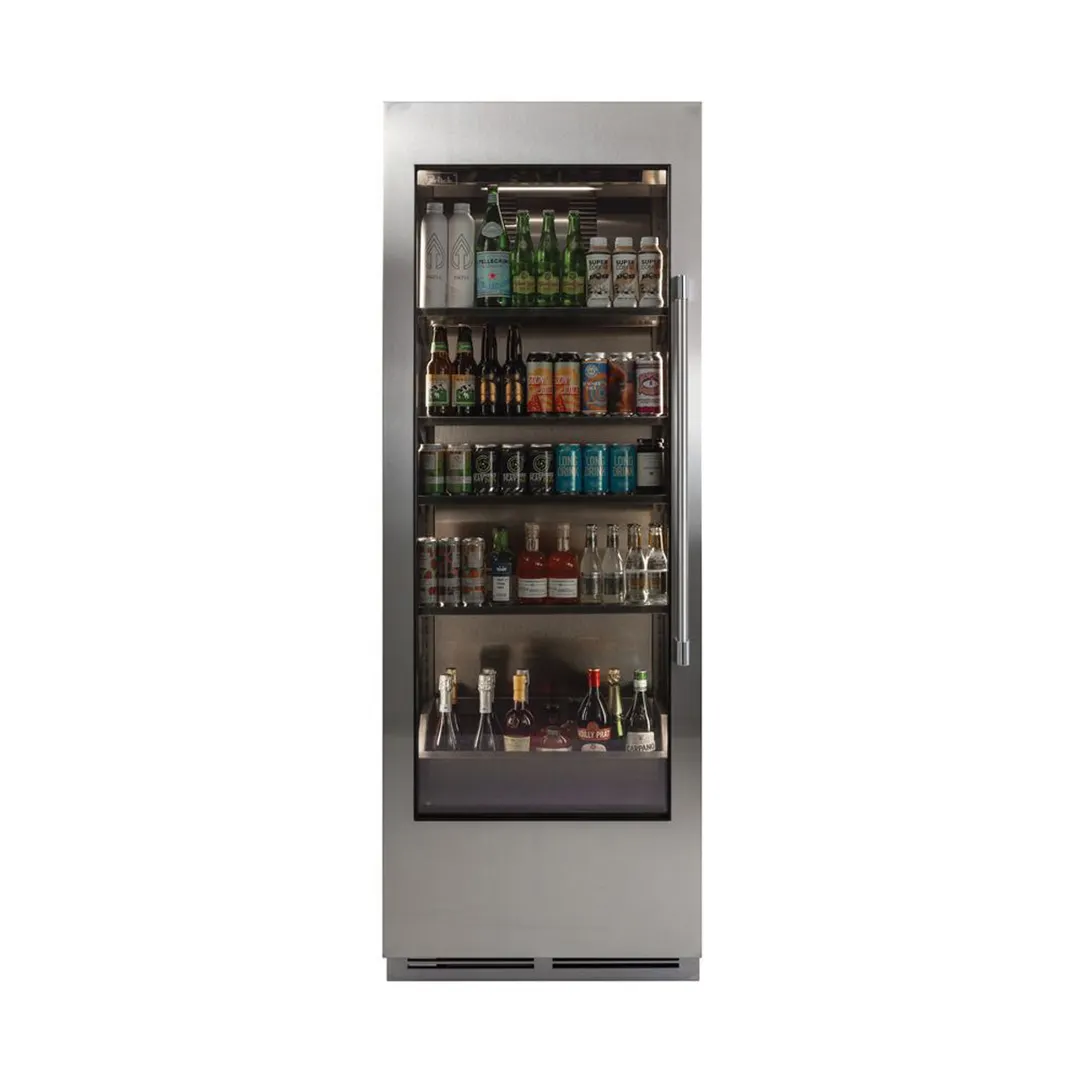 Perlick CC30B-2-4RL - 29" Zone Glass Door Refrigerator, 16.9 cu ft, Stainless Steel, 4 Shelves, LED, R600a