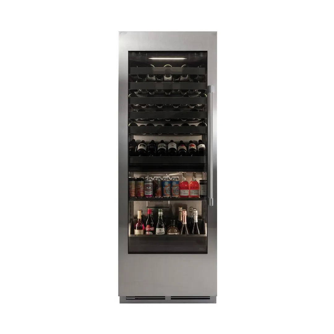 Perlick CC30C-2-4RL - Dual Zone Glass Door Merchandiser Refrigerator, 16.9 cu ft, LED Lighting, R600a
