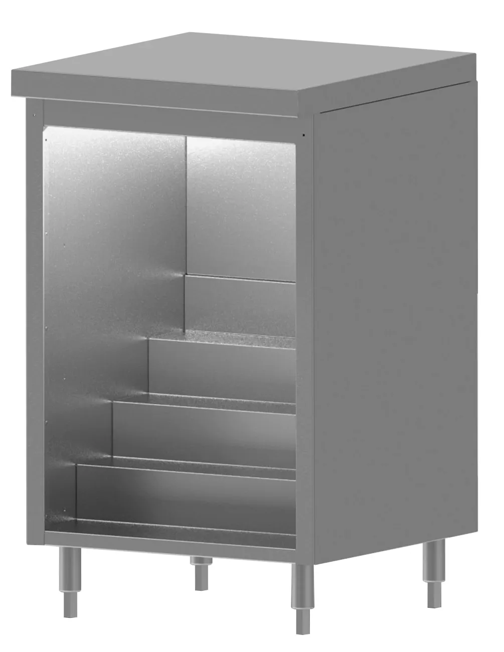 Perlick DBLS-24 24" Back Bar Liquor Step Cabinet