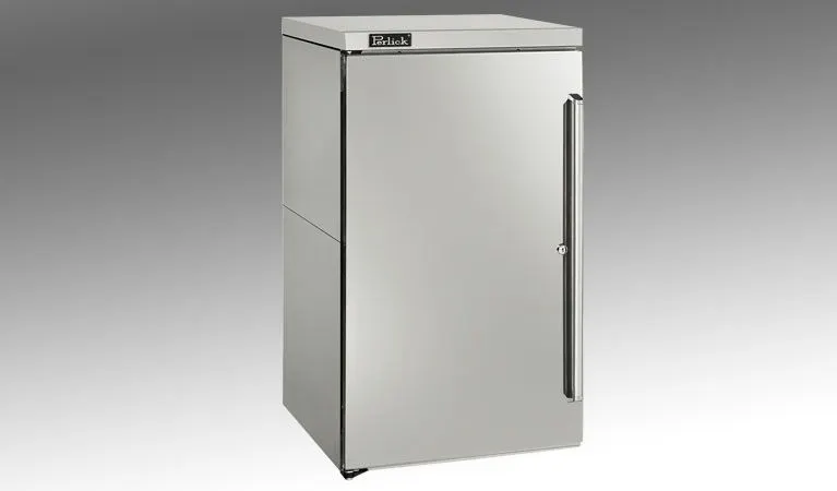 Perlick DBN20 20" One Section Narrow Door Back Bar Dry Storage Cabinet