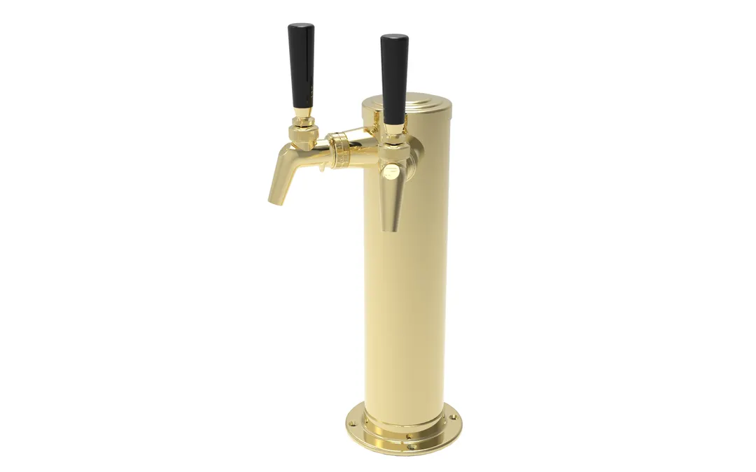 Perlick EA2100-2TF-4 Draft Beer Dispensing Tower, 2 Faucets