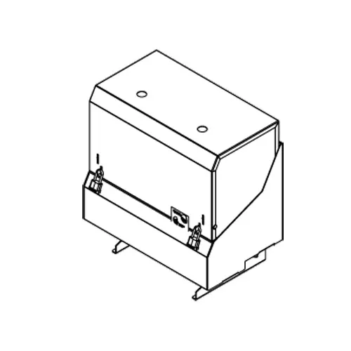 Perlick SRLC-D15 Locking Speed Rail Cover, Double, 15" Wide Stainless Steel, Factory Installed
