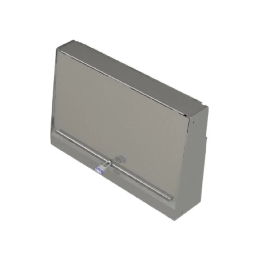 Perlick SRLC-S36R Locking Speed Rail Cover - Single 36" Wide Stainless Steel, Field Installed
