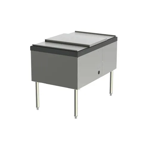 Perlick SS24IC10 Pass-Thru Underbar Ice Bin/Cocktail Station with 114 lbs Ice Capacity