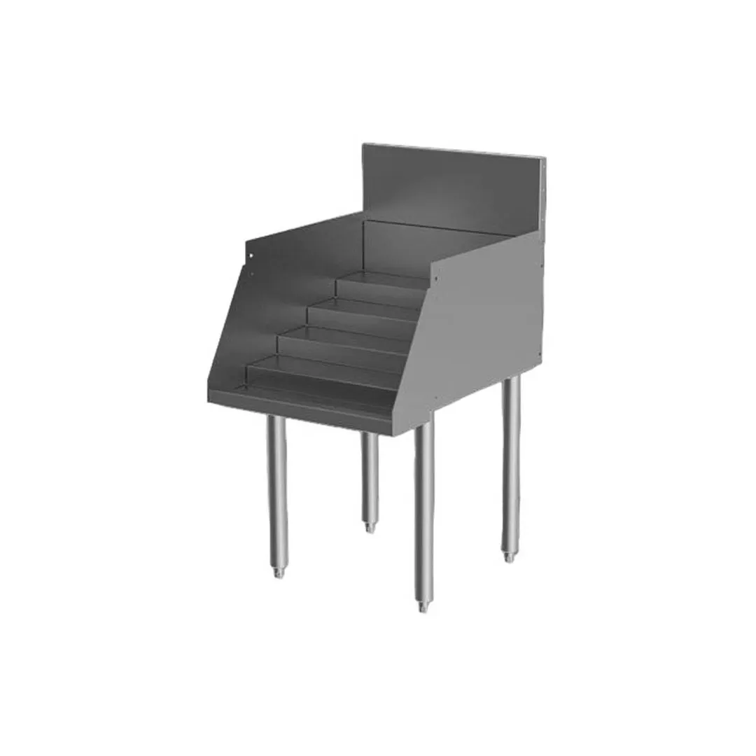 Perlick TS24LS Underbar Bottle Storage Display Unit, Five-Tiered