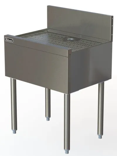 Perlick TS42 Ts Series Underbar Drainboard, 42"W X 18-9/16"D, Embossed Top