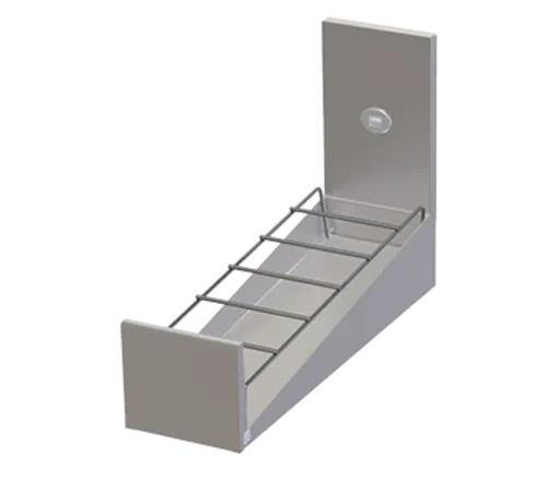 Perlick TSCE12SSR Liquor Rack, 12" Width, Holds 18 3‑3/4" Bottles, Stainless Steel, Adjustable Feet