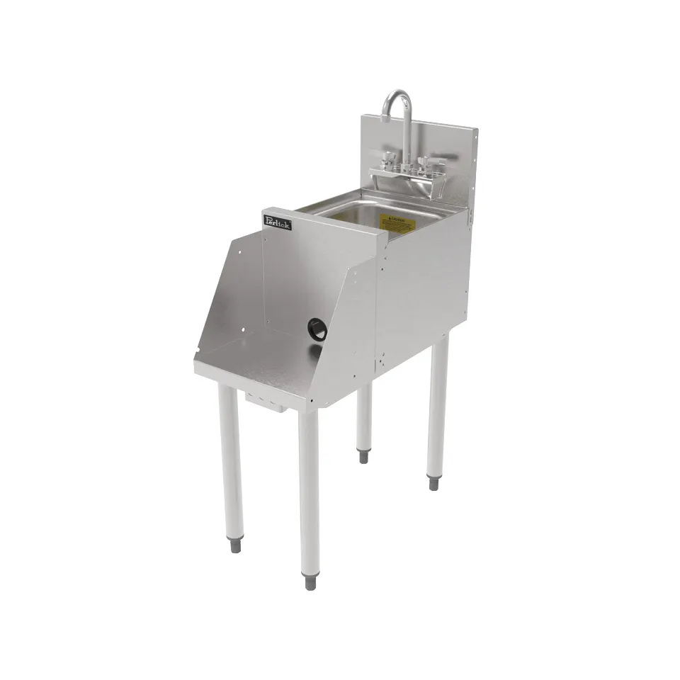 Perlick TSF12BS Tsf Series Underbar Blender Station with 18 Gauge Stainless Steel Dump Sink