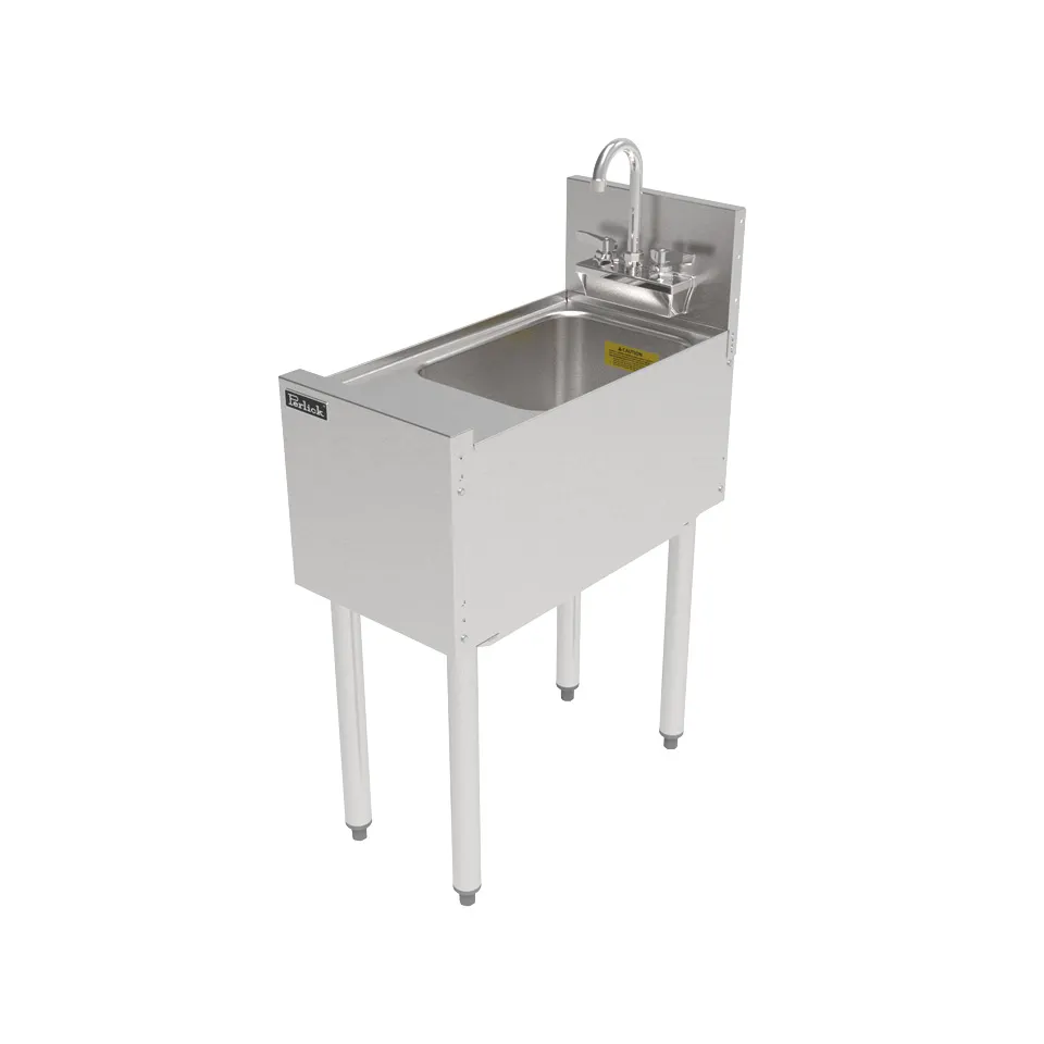Perlick TSF12DS Tsf Series Underbar Wet Waste Sink Unit, 12"W X 24"D