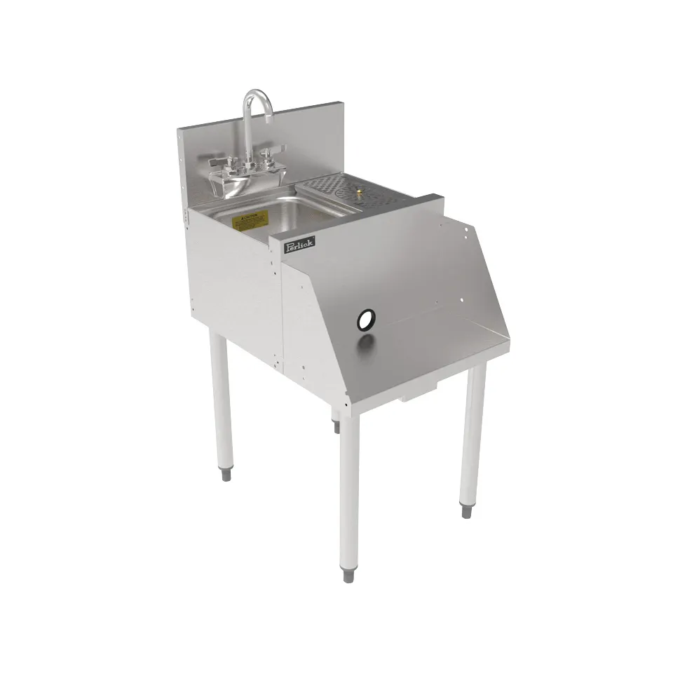 Perlick TSF18BS-RS Tsf Series Underbar Blender Station with 18 Gauge Stainless Steel Dump Sink