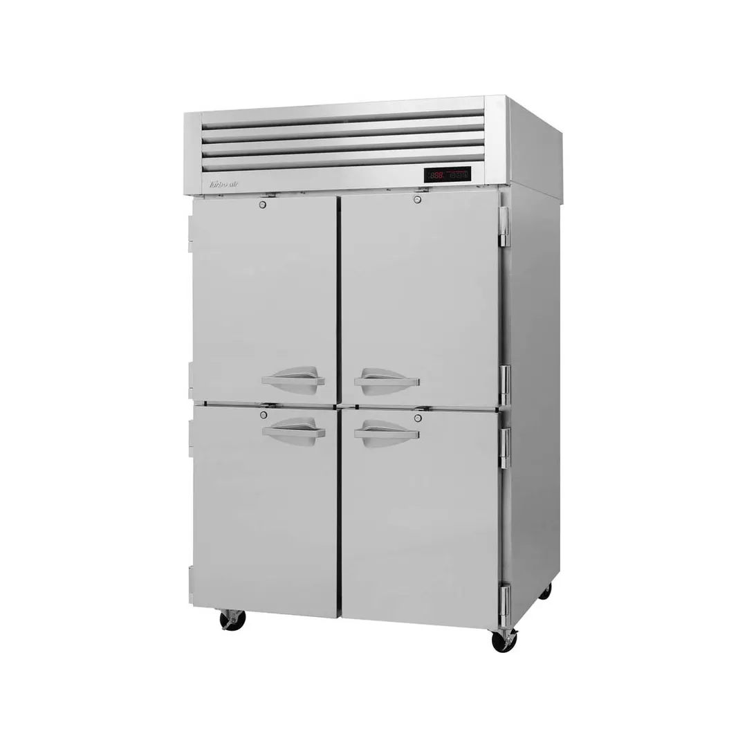 Turbo Air PRO-50-4H 2-Section 4-Door Heated Holding Cabinet, 47.7 cu ft, Stainless Steel, 3000W, 208/115V