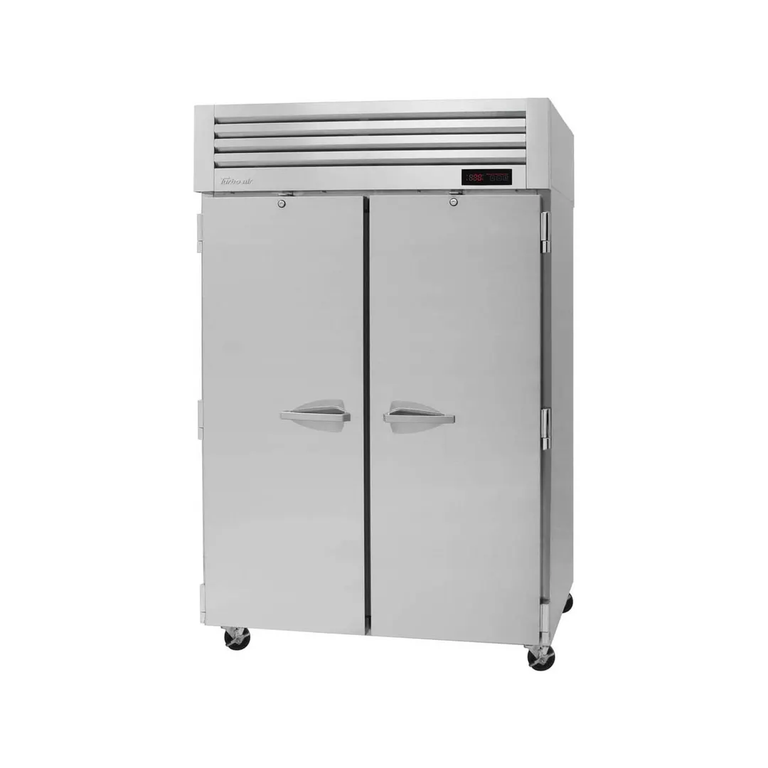 Turbo Air PRO-50H 2-Section Heated Holding Cabinet, 47.7 cu ft, 2-Door Solid Swing Doors, Stainless Steel, 3000W, 208/115V