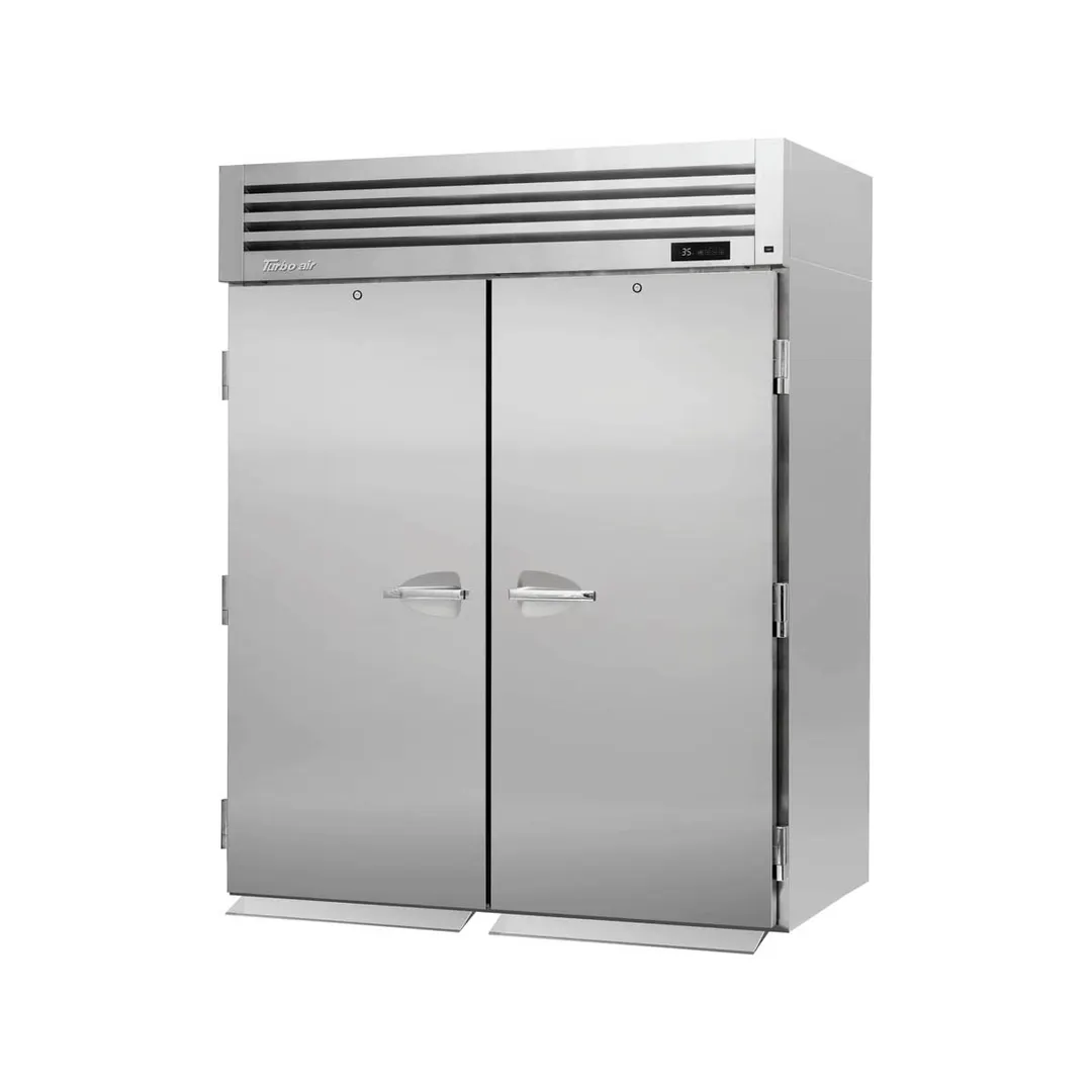 Turbo Air PRO-50R-RI-N 66" 2-Section Roll-In Refrigerator w/ Solid Doors, Self-Contained, Stainless Steel, 82 cu. ft.