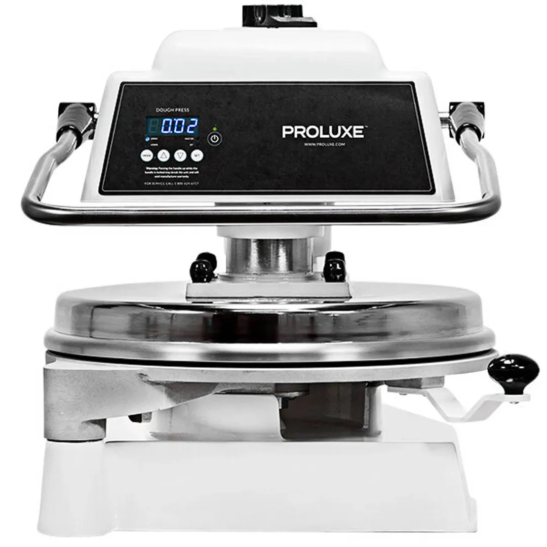 Proluxe DP1100 Endurance X1 18" Manual Pizza Dough Press, Heated Upper Platen, Microprocessor