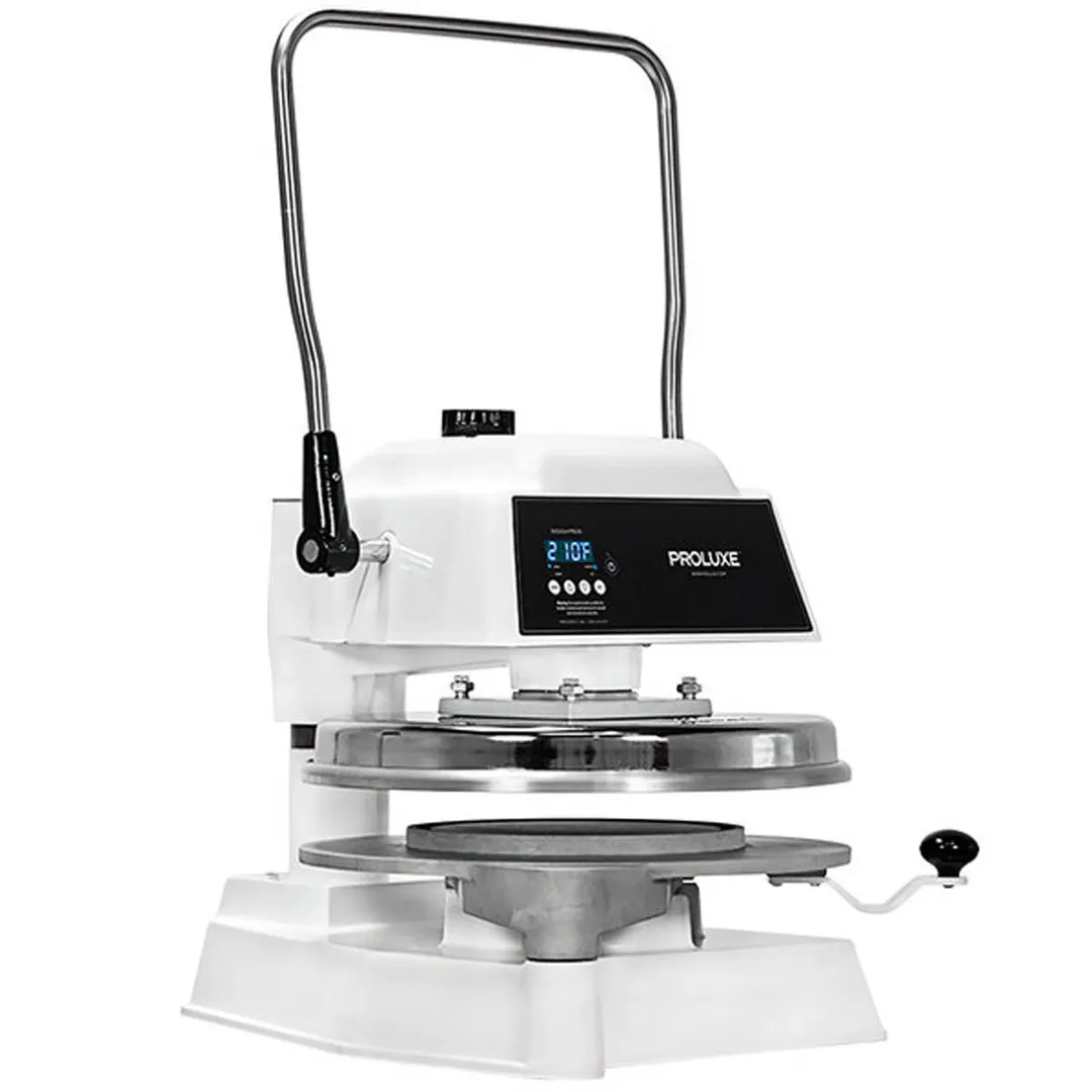 Proluxe DP1100M Endurance X1M 18" Manual Pizza Dough Press, Heated Upper Platen, Optional Mold Inserts