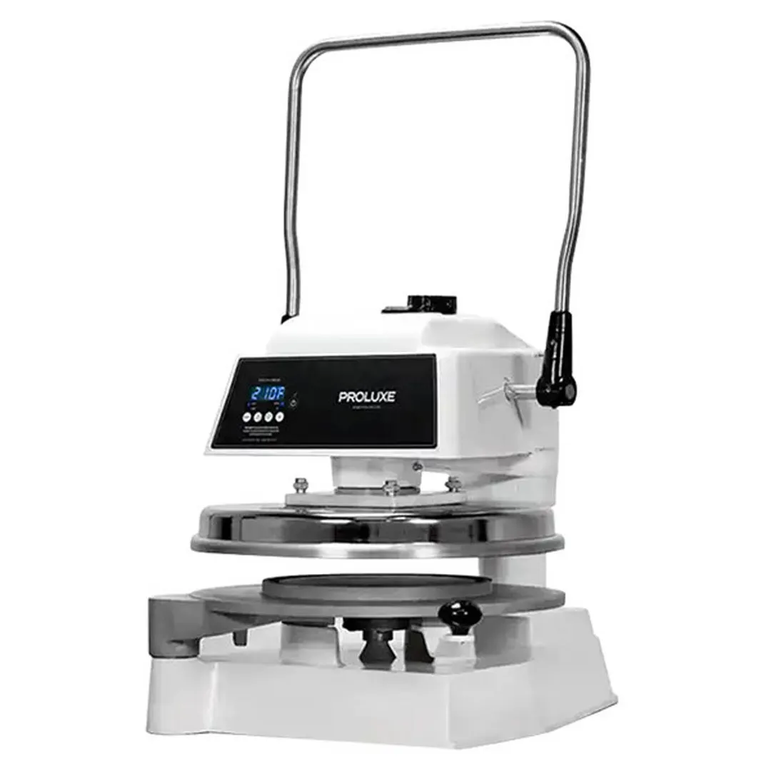 Proluxe DP1100M Endurance X1M 18" Manual Pizza Dough Press, Heated Upper Platen, Optional Mold Inserts