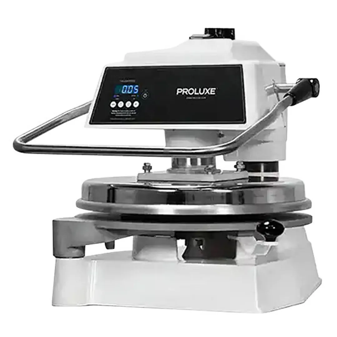 Proluxe DP1100M Endurance X1M 18" Manual Pizza Dough Press, Heated Upper Platen, Optional Mold Inserts