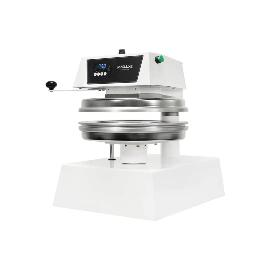 Proluxe DP2350M Apex Pro X2M  Hydraulic Automatic Pizza Dough Press with Dual Heat Interchangeable Molds