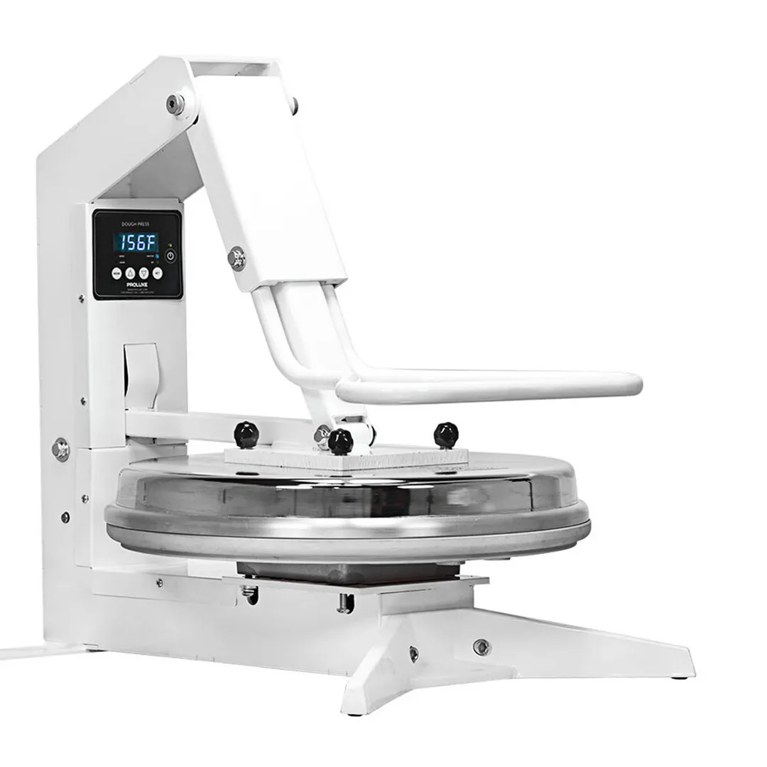 Proluxe PP1818 Flex X1 18" Manual Clamshell Pizza Dough Press Heated Upper Platen with Microprocessor and Digital Temperature Control