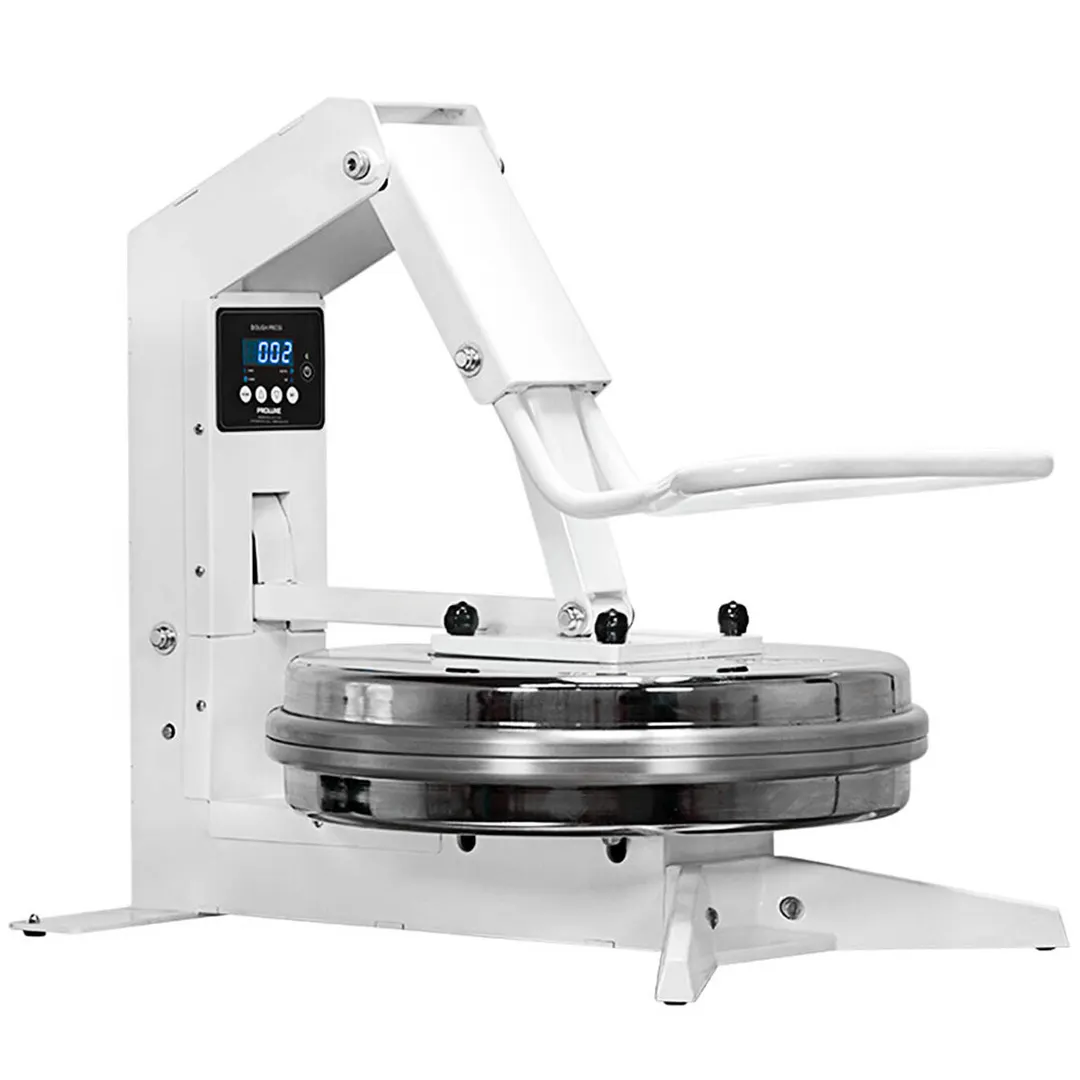 Proluxe PP2018 Flex X2 18" Manual Clamshell Pizza Dough Press with Dual Heat and Digital Temperature Control 