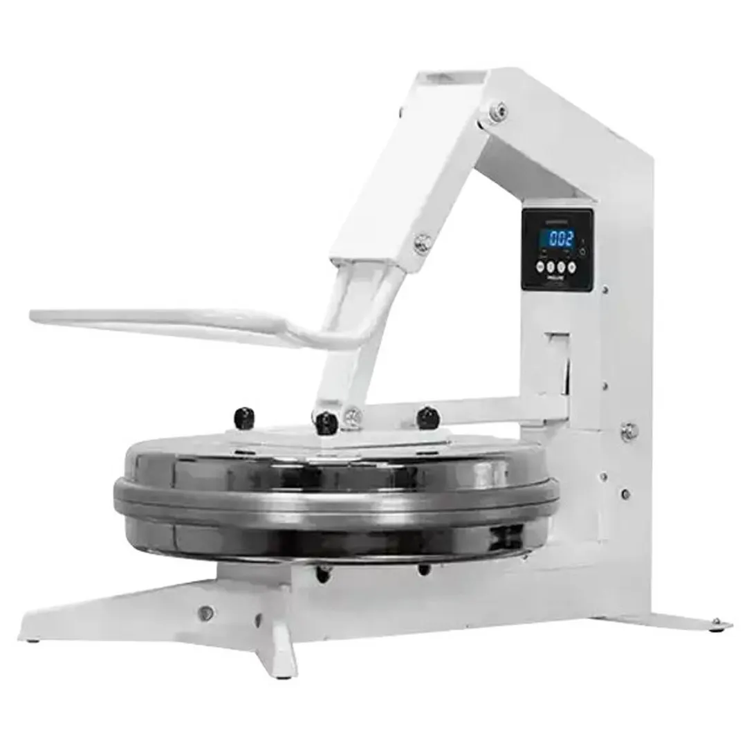 Proluxe PP2018 Flex X2 18" Manual Clamshell Pizza Dough Press with Dual Heat and Digital Temperature Control 