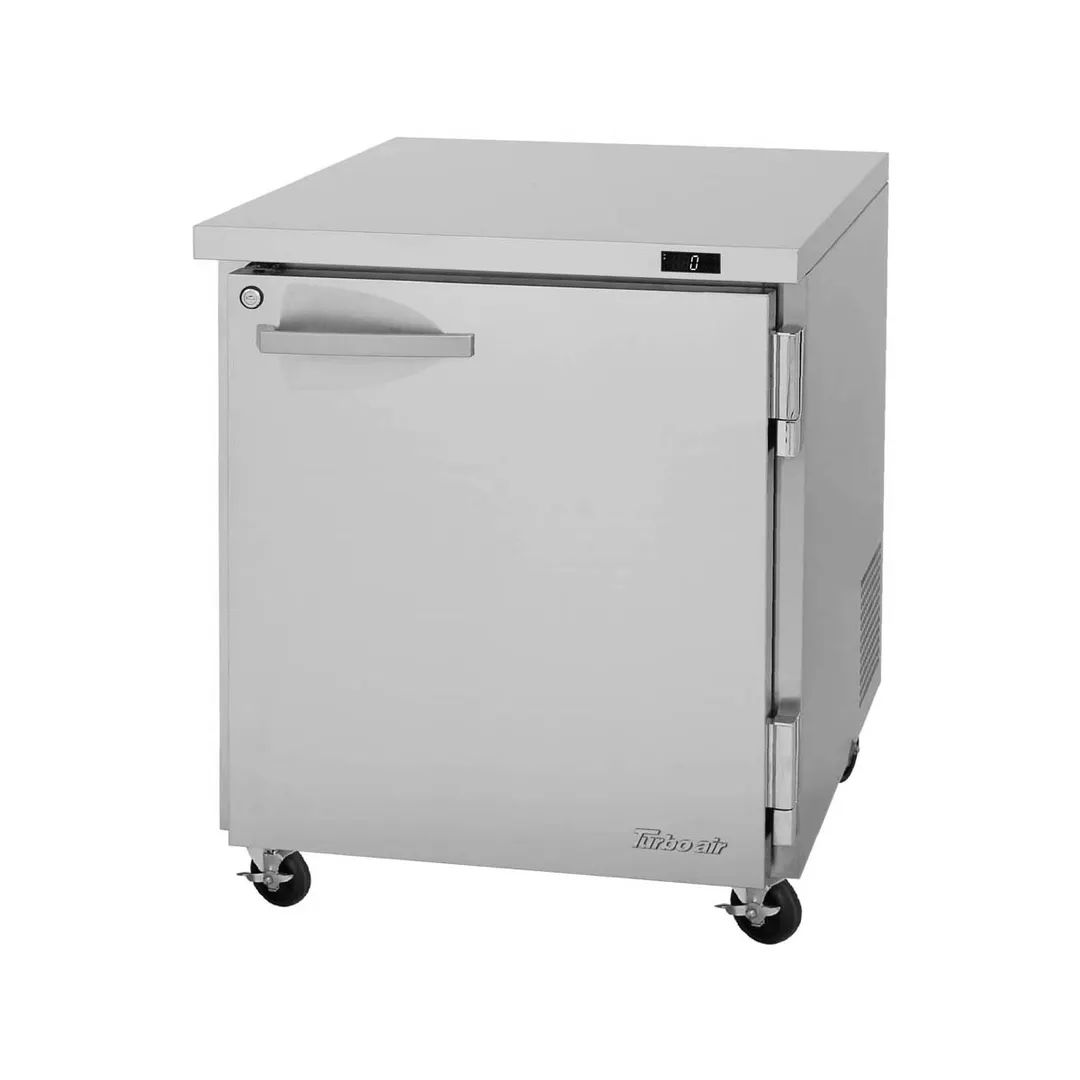 Turbo Air PUF-28-N 28" 1-Door Undercounter Freezer, Stainless Steel, 6.8 cu. ft.