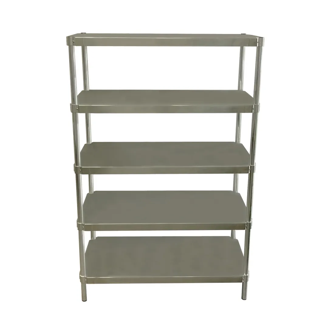 Prairie View A207236-5 NSF Knock Down 5 Tier Aluminum Shelving Unit - 36"W x 20"D x 72"H