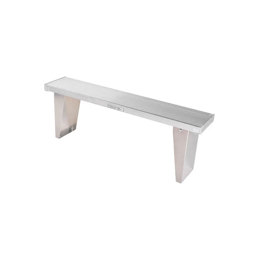 Prairie View BENCH10 10 ft. Aluminum Single Plank Bench Seat - 9 1/2" x 17 3/8" x 120"