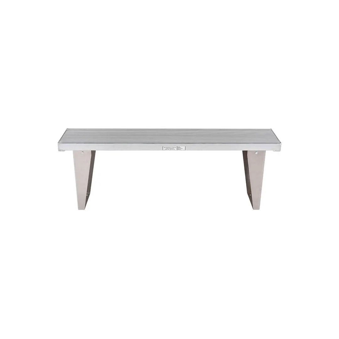Prairie View BENCH10 10 ft. Aluminum Single Plank Bench Seat - 9 1/2" x 17 3/8" x 120"