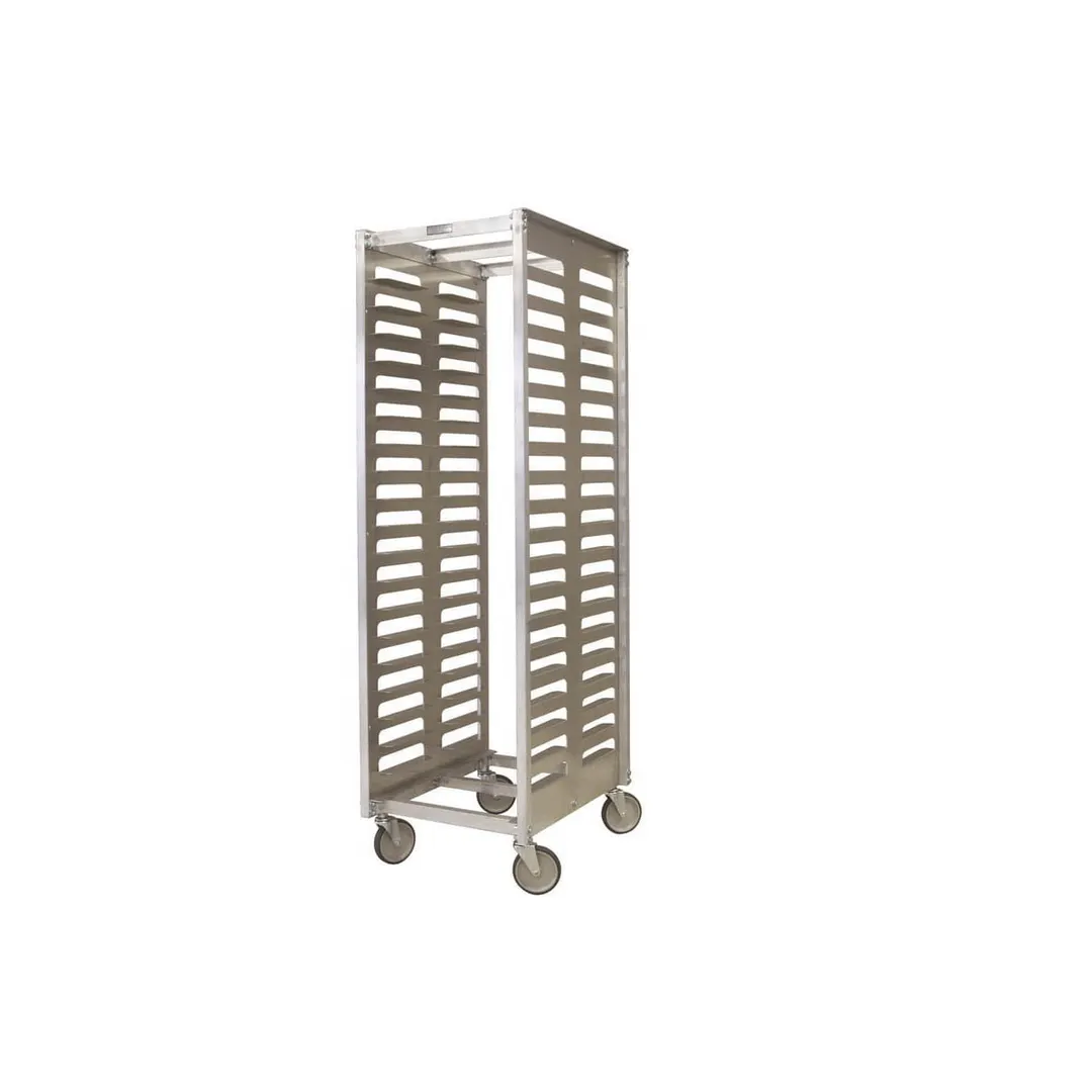 Prairie View LE3018A 20 L-Series 20 Pan Aluminum Mobile End Load Sheet Pan Rack, Assembled