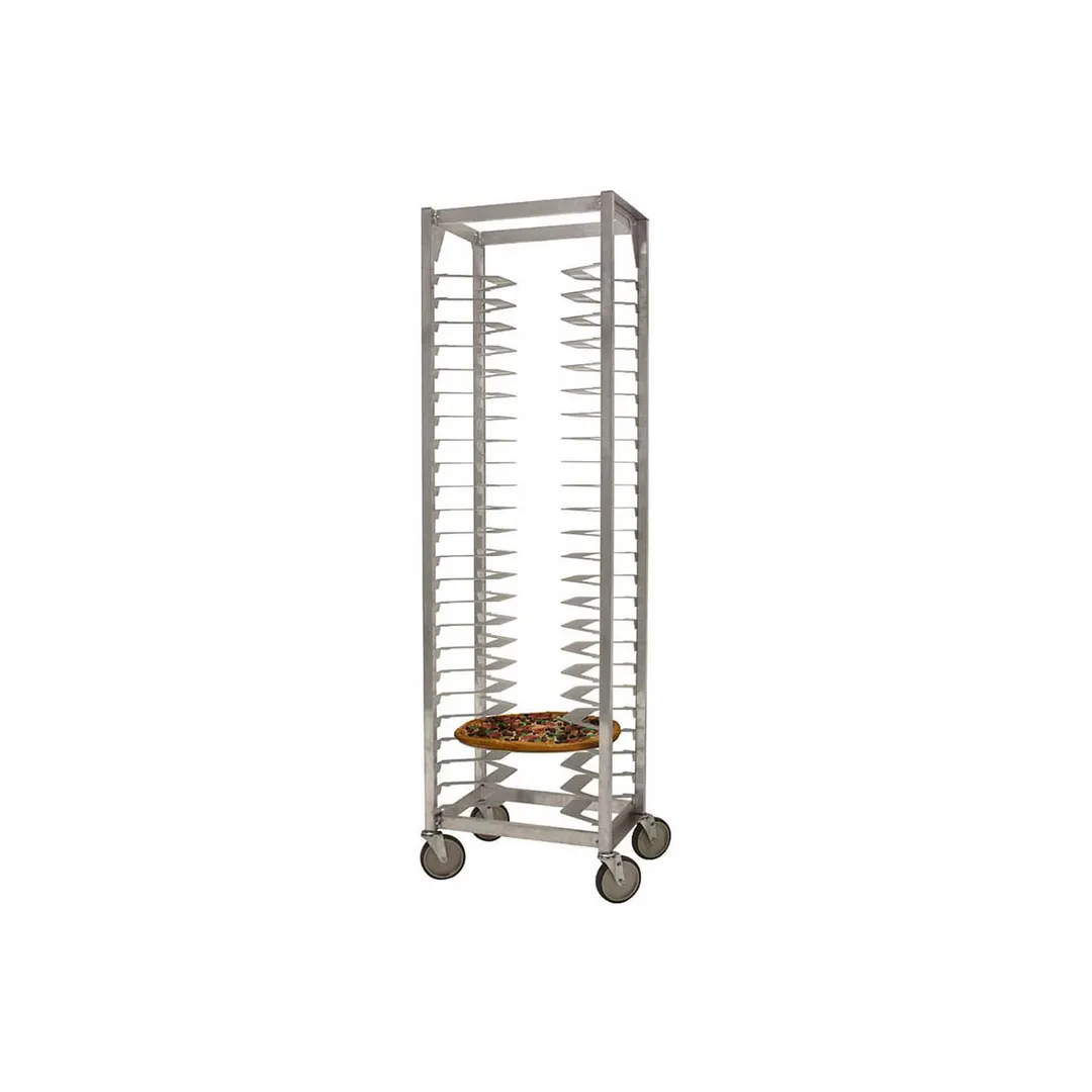 Prairie View LPZ2516 24 Pan Single Deep Mobile Lifetime Pizza Racks 