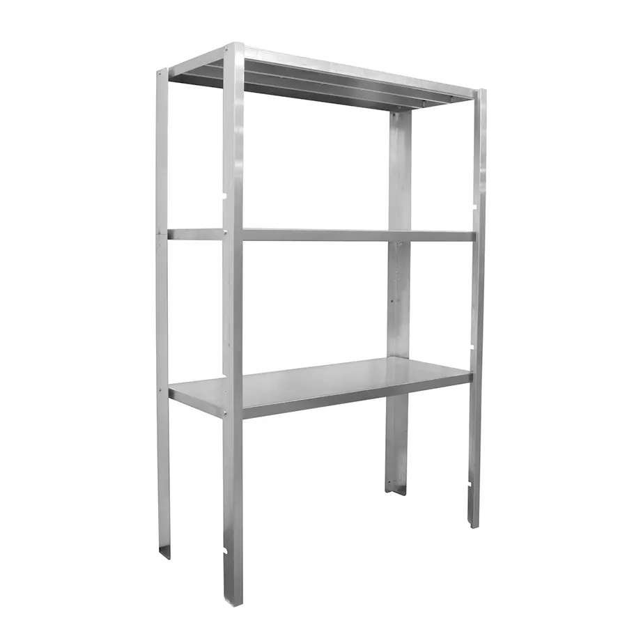 Prairie View RT207436-3 Aluminum Retractable Shelving with 3 Tier - 36"W x 20"D x 74"H