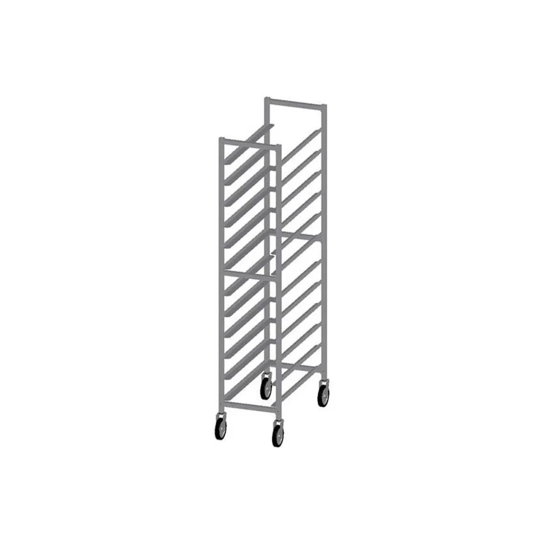 Prairie View WE5012KD-PL 12 Pan Heavy Duty Aluminum Platter Racks - Unassembled