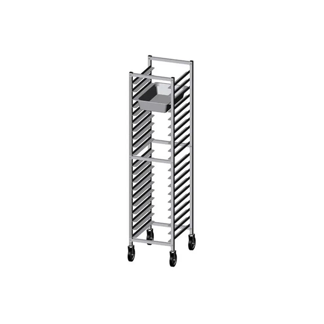 Prairie View WE5020KD-SP 10 Pan End Load Full Height Steam Table Pan Rack
