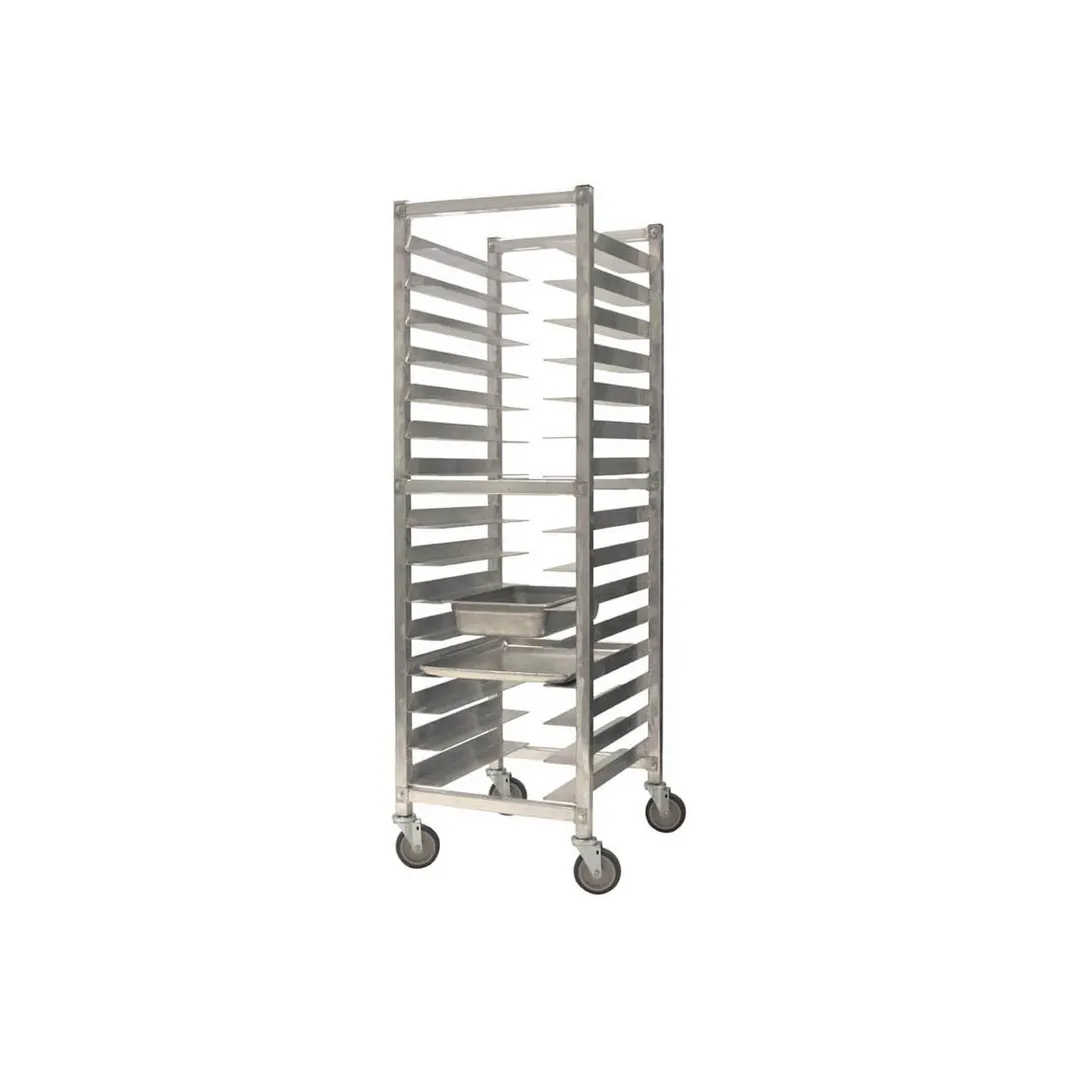 Prairie View Industries WE6018-W-U 10 Pan End Load Universal Bun / Sheet Pan Rack, Assembled